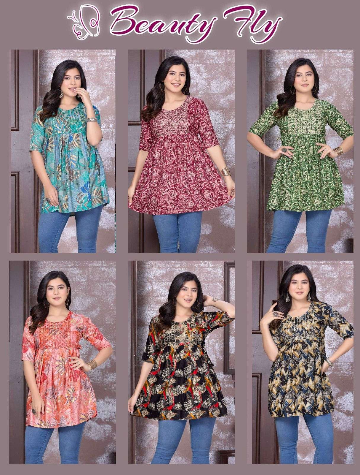 GOLDEN BEAUTY FLY Kurti Wholesale catalog