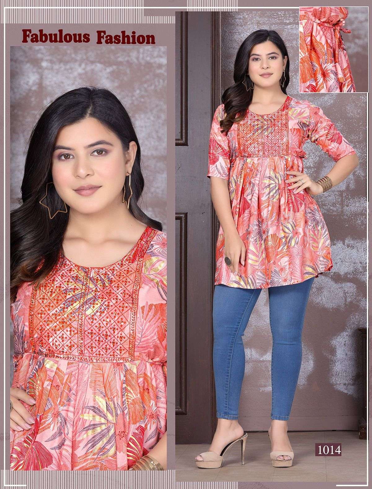 GOLDEN BEAUTY FLY Kurti Wholesale catalog
