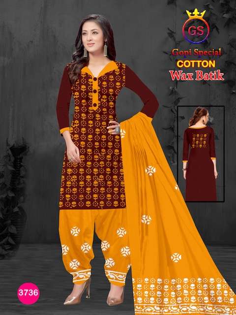 GS Cotton Wax Batik – Dress Material - Wholesale Catalog
