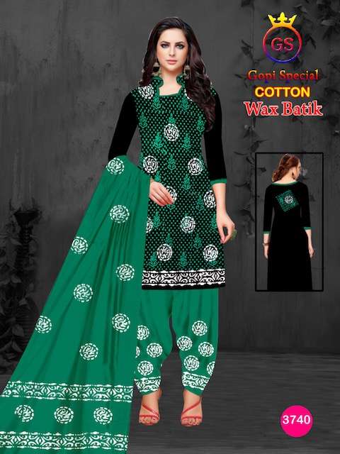 GS Cotton Wax Batik – Dress Material - Wholesale Catalog