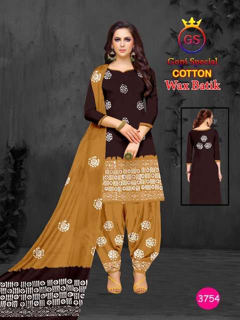 GS Cotton Wax Batik Dress Material Wholesale Catalog
