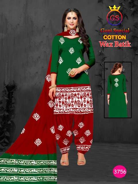 GS Cotton Wax Batik – Dress Material - Wholesale Catalog