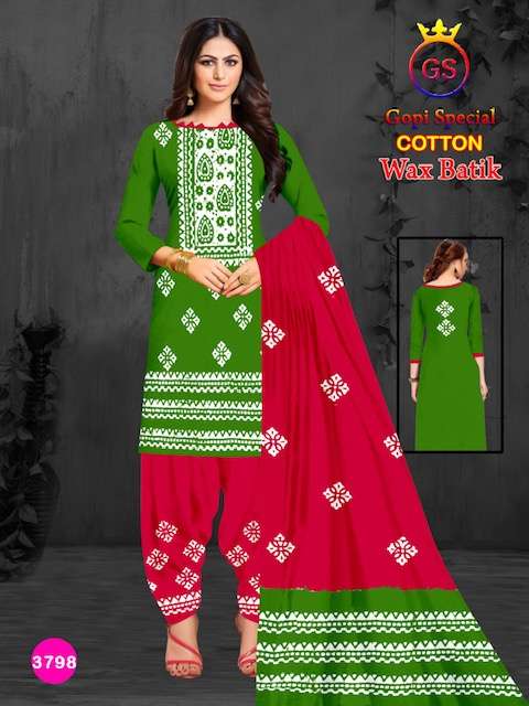 GS Cotton Wax Batik – Dress Material - Wholesale Catalog