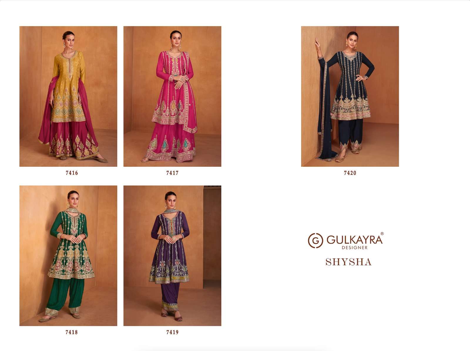 Gulkayra Designer ShySha Salwar Kameez Wholesale catalog