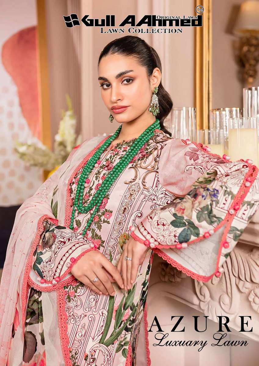 Gull Aahmed Azure – Dress Material - Wholesale Catalogs