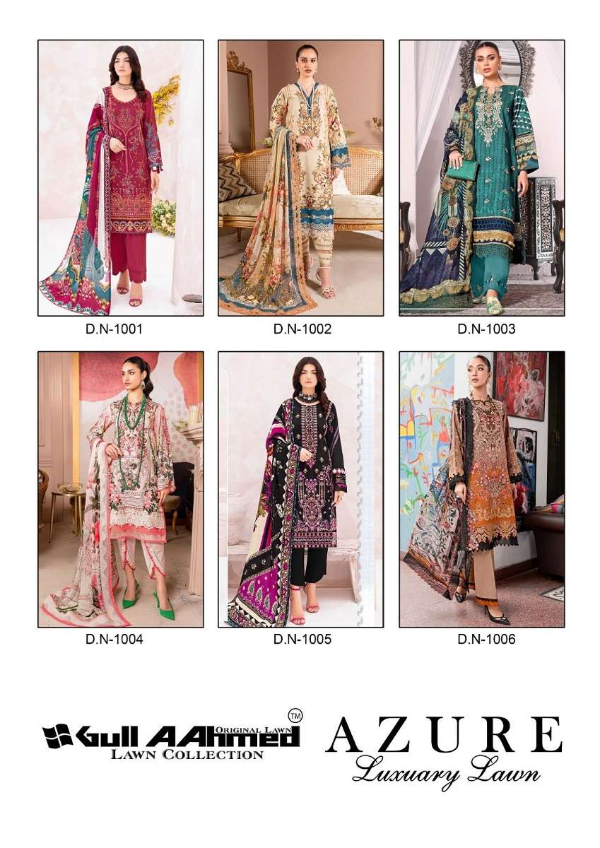 Gull Aahmed Azure – Dress Material - Wholesale Catalogs