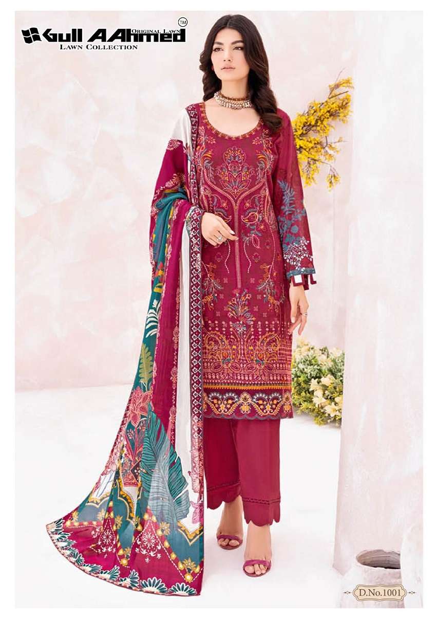 Gull Aahmed Azure – Dress Material - Wholesale Catalogs