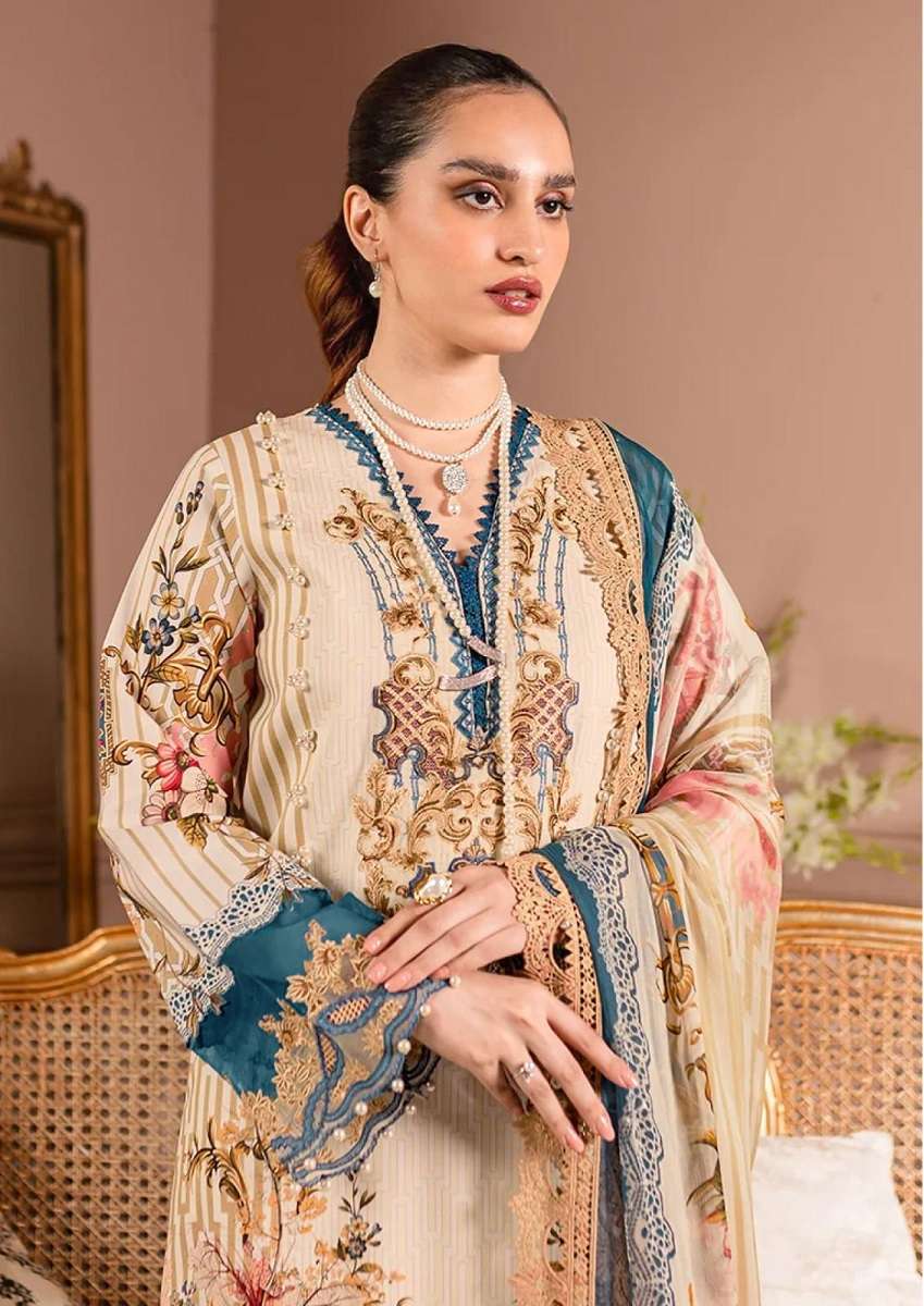 Gull Aahmed Azure – Dress Material - Wholesale Catalogs