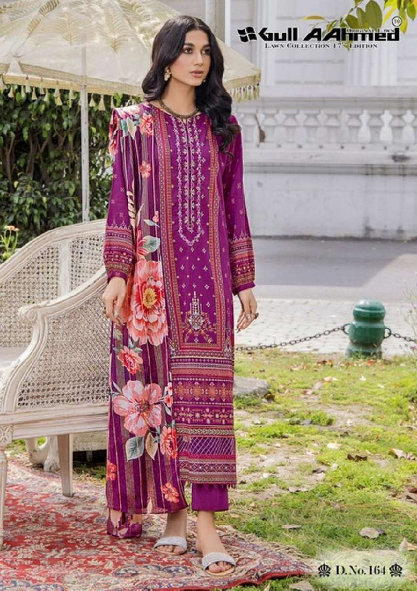 Gull Ahmed Lawn Collection Vol-17 -Dress Material -Wholesale Catalog