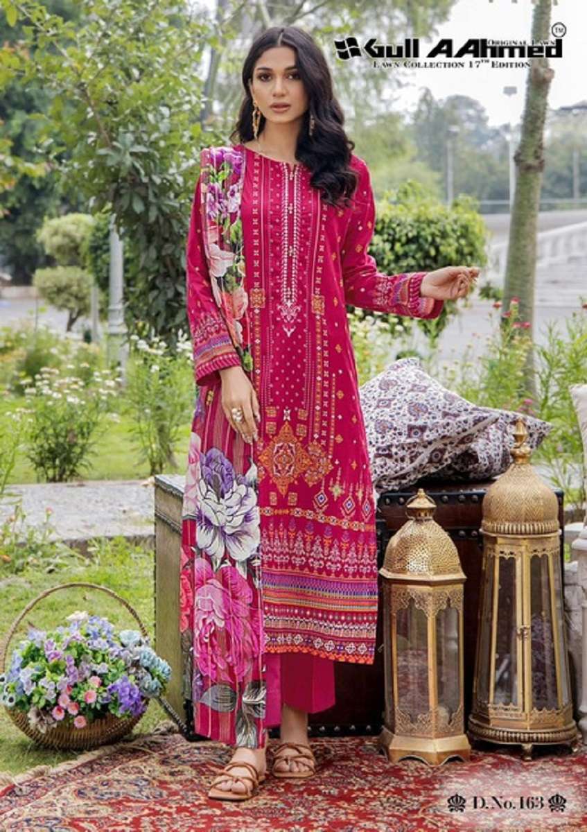 Gull Ahmed Lawn Collection Vol-17 -Dress Material -Wholesale Catalog