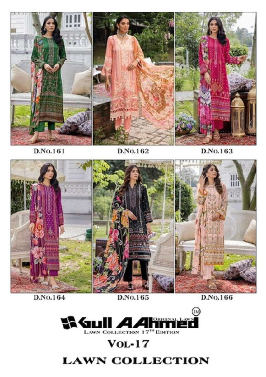 Gull Ahmed Lawn Collection Vol-17 -Dress Material -Wholesale Catalog
