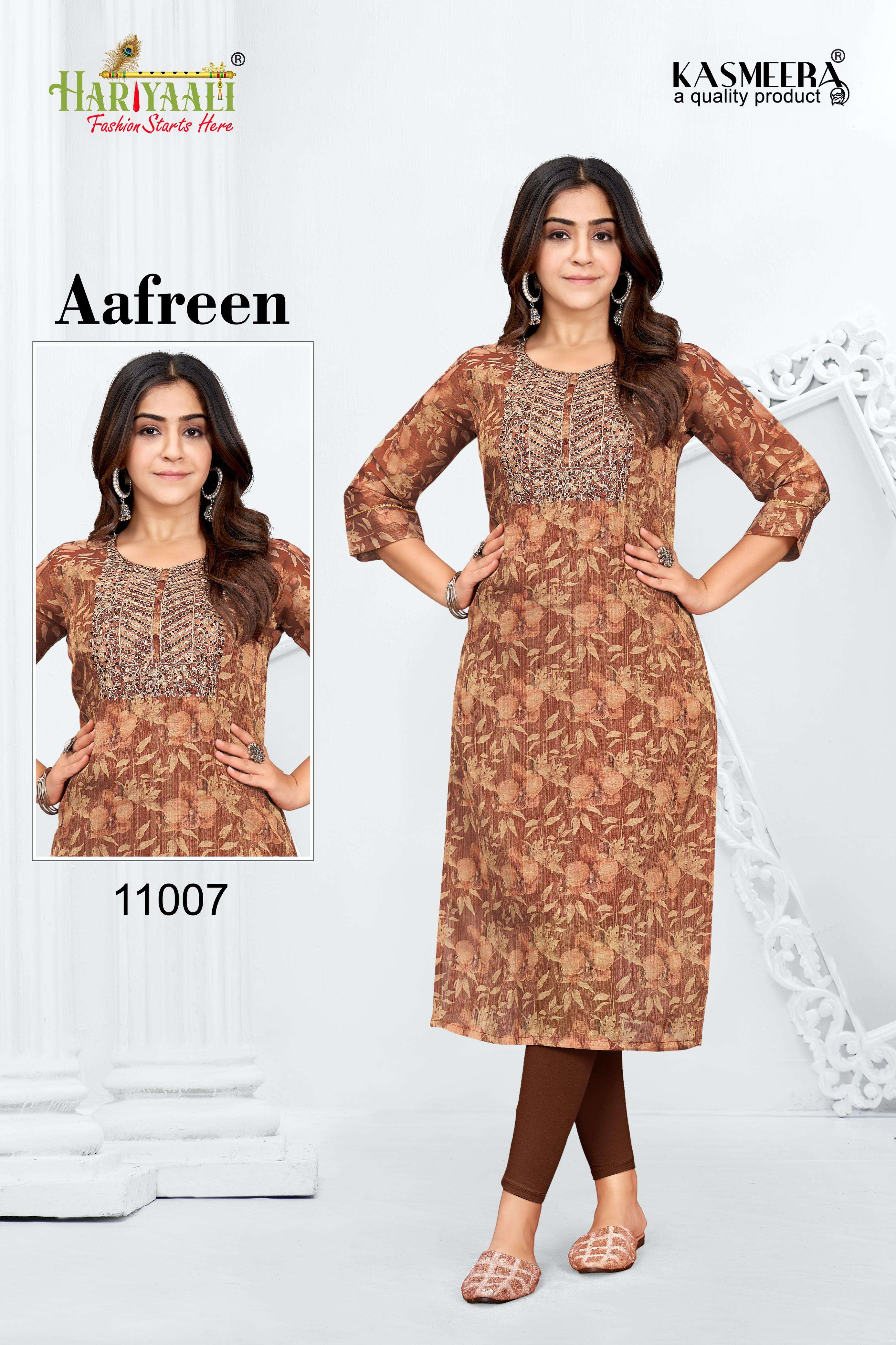 HARIYAALI AAFREEN vol -2 Kurti Wholesale catalog