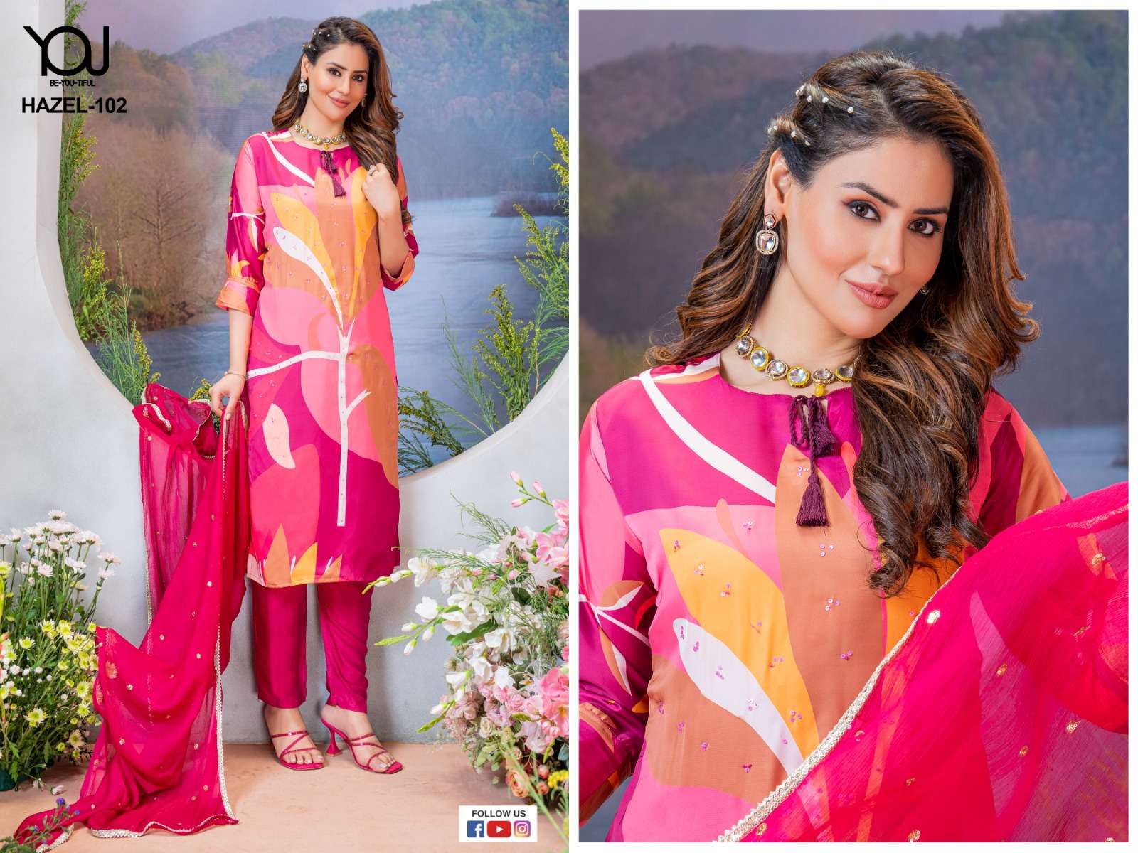 Hazel ITALIAN SATIN SILK Kurti Wholesale catalog