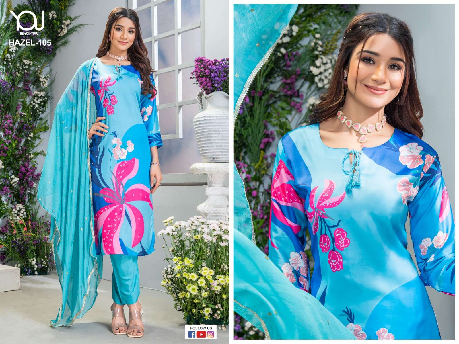 Hazel ITALIAN SATIN SILK Kurti Wholesale catalog