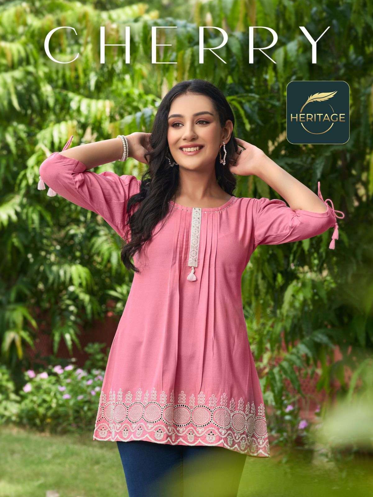 HERITAGE COLLECTION CHERRY VOL.2 Kurti Wholesale catalog