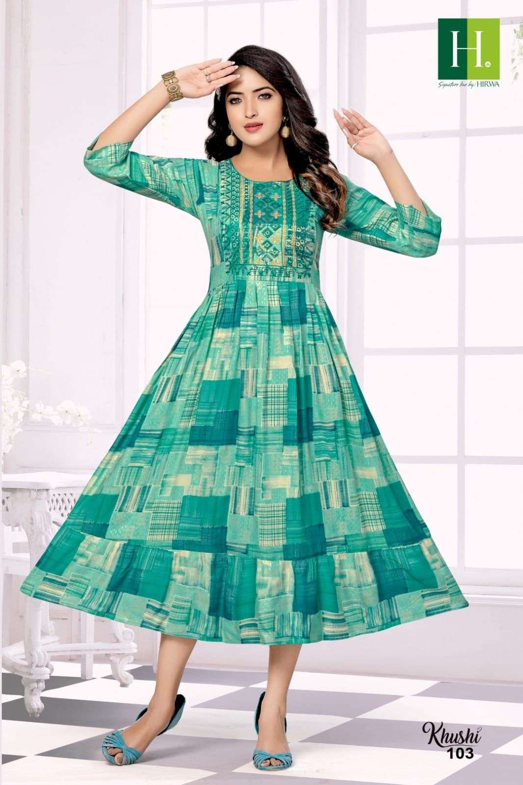 HIRWA KHUSHI Kurti Wholesale catalog
