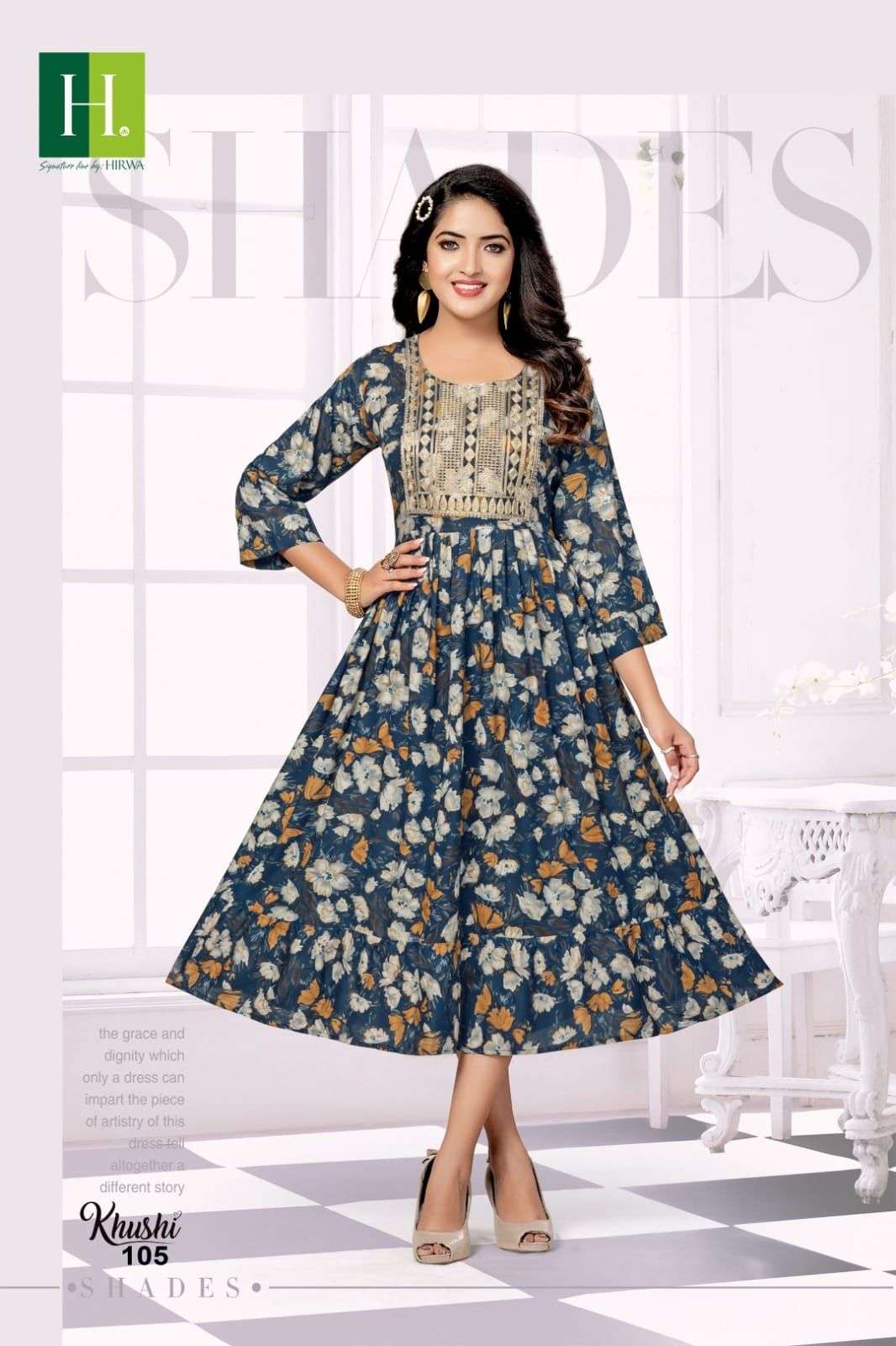 HIRWA KHUSHI Kurti Wholesale catalog