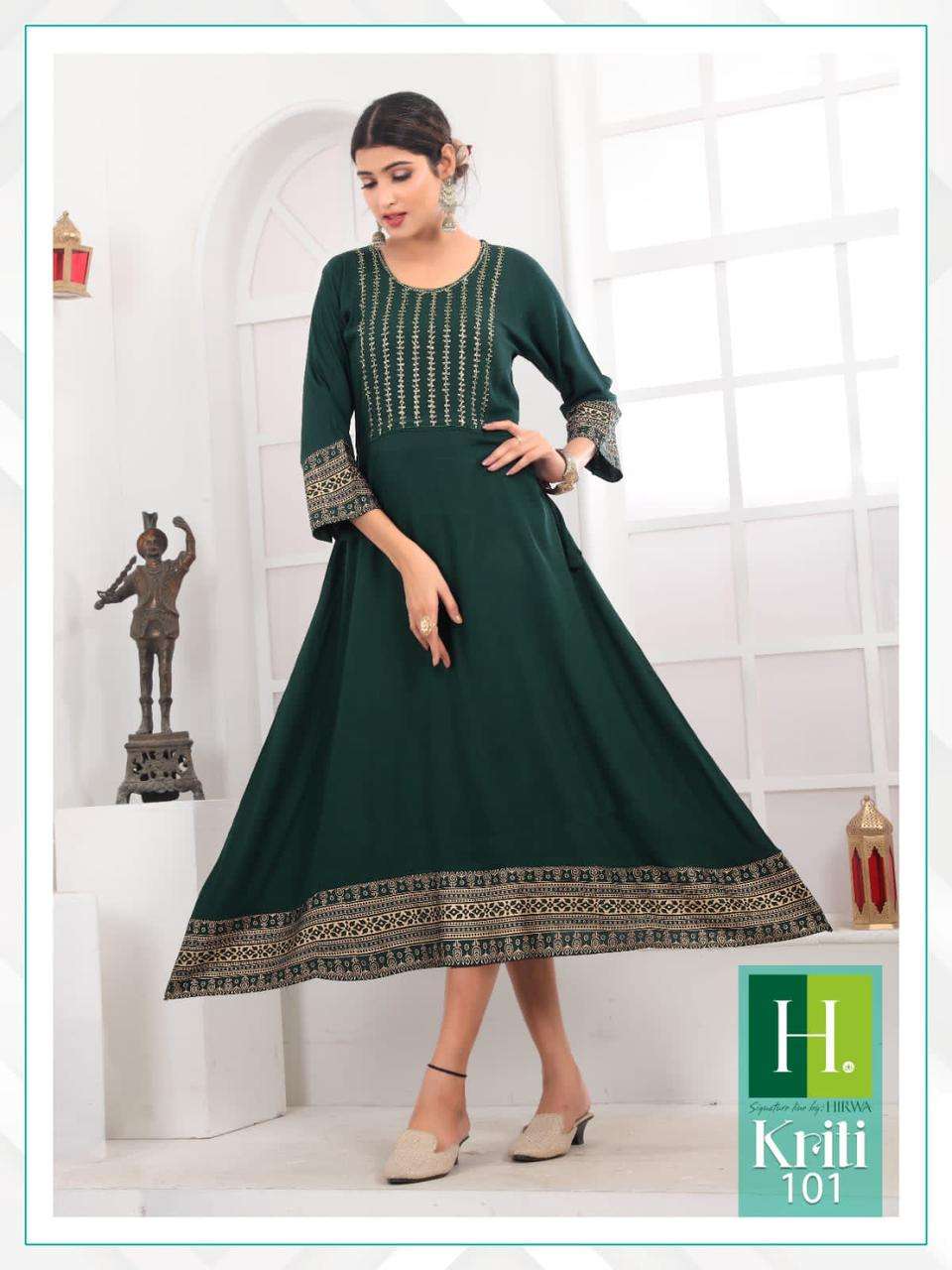 HIRWA KRITI Vol - 2 Kurti Wholesale catalog