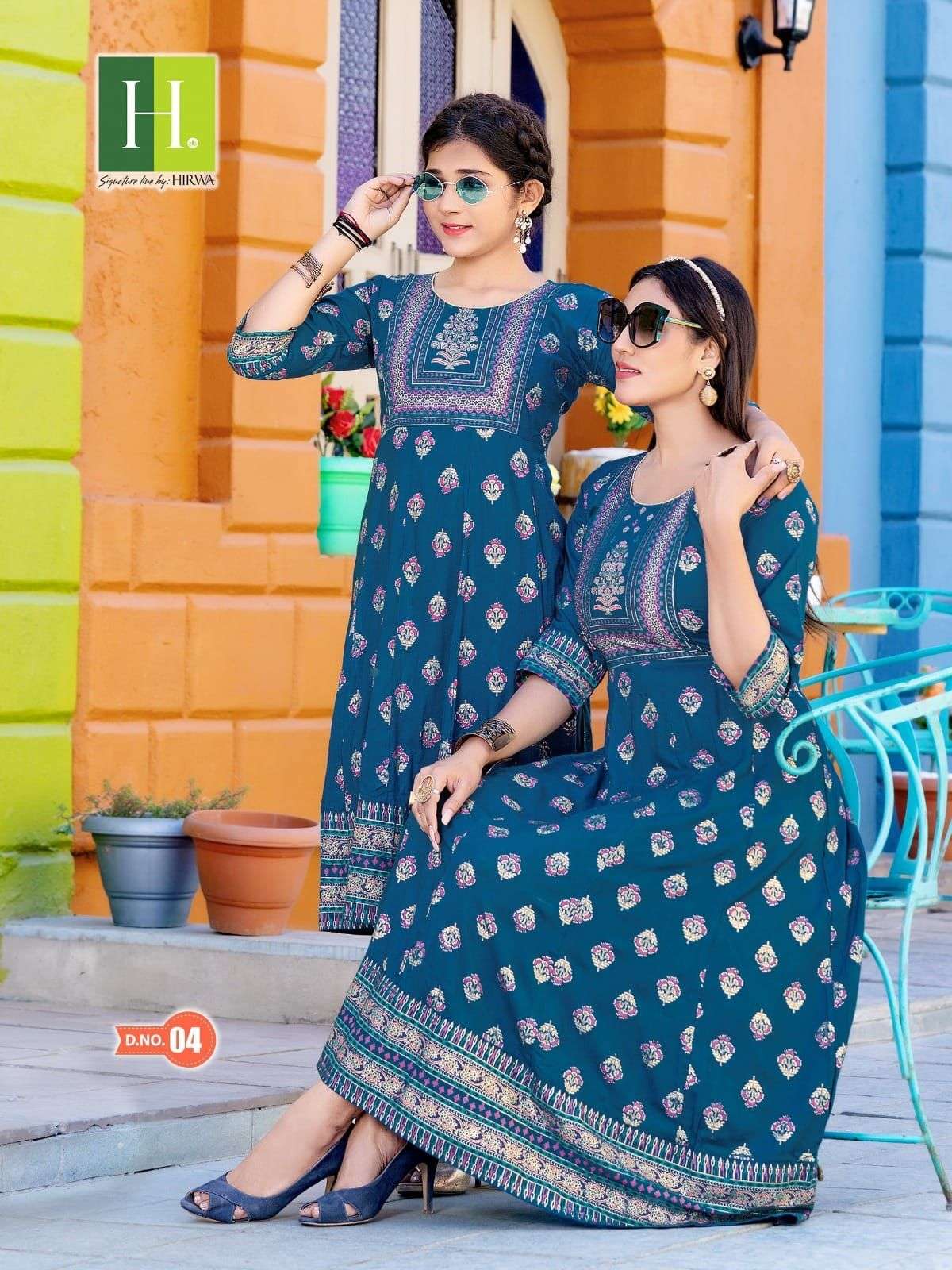 HIRWA RIDHI SHIDHI VOL.2 Anarkali Kurti Wholesale catalog