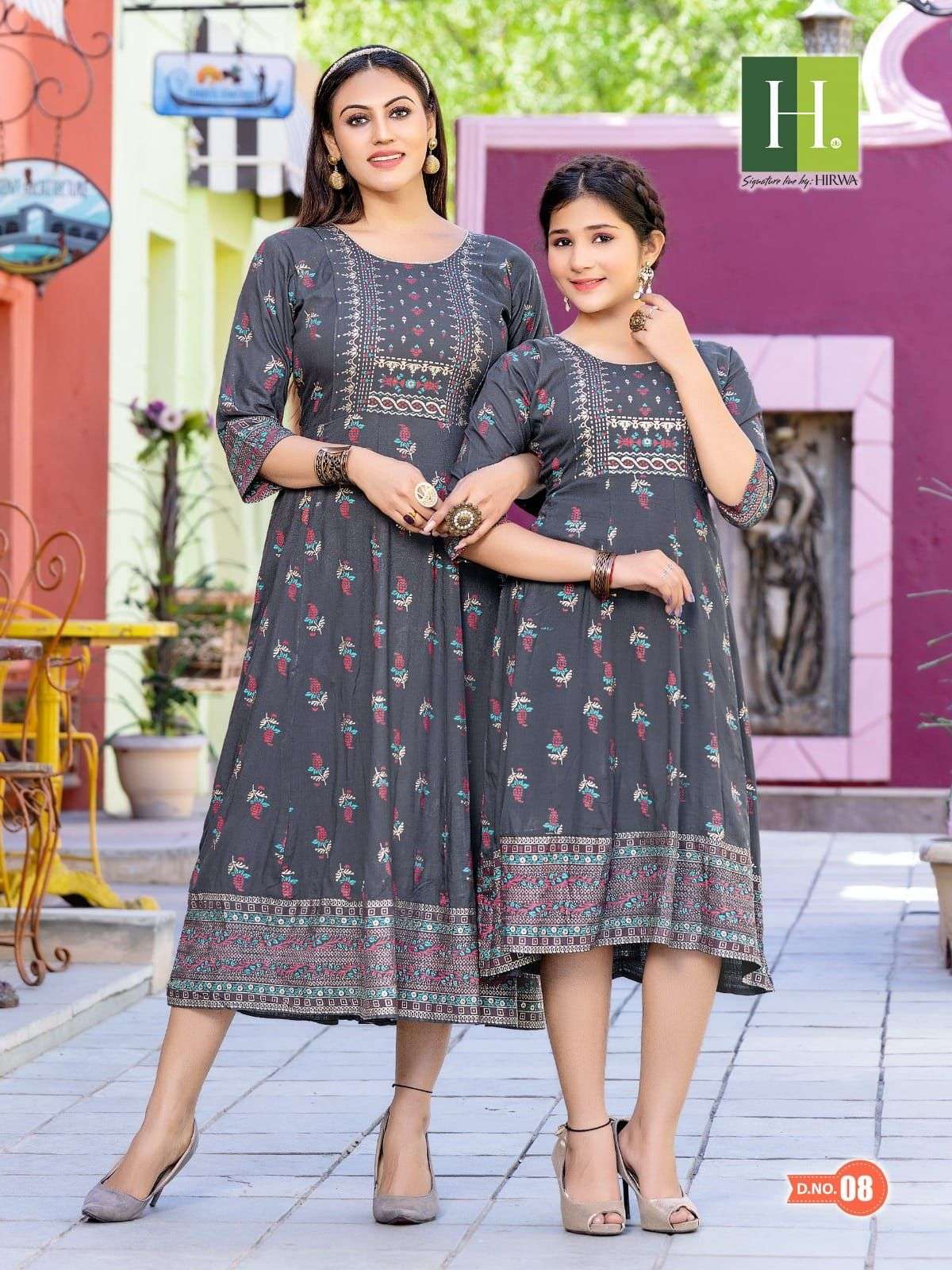 HIRWA RIDHI SHIDHI VOL.2 Anarkali Kurti Wholesale catalog