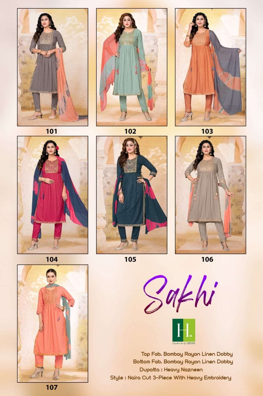 HIRWA Sakhi Kurti Wholesale catalog