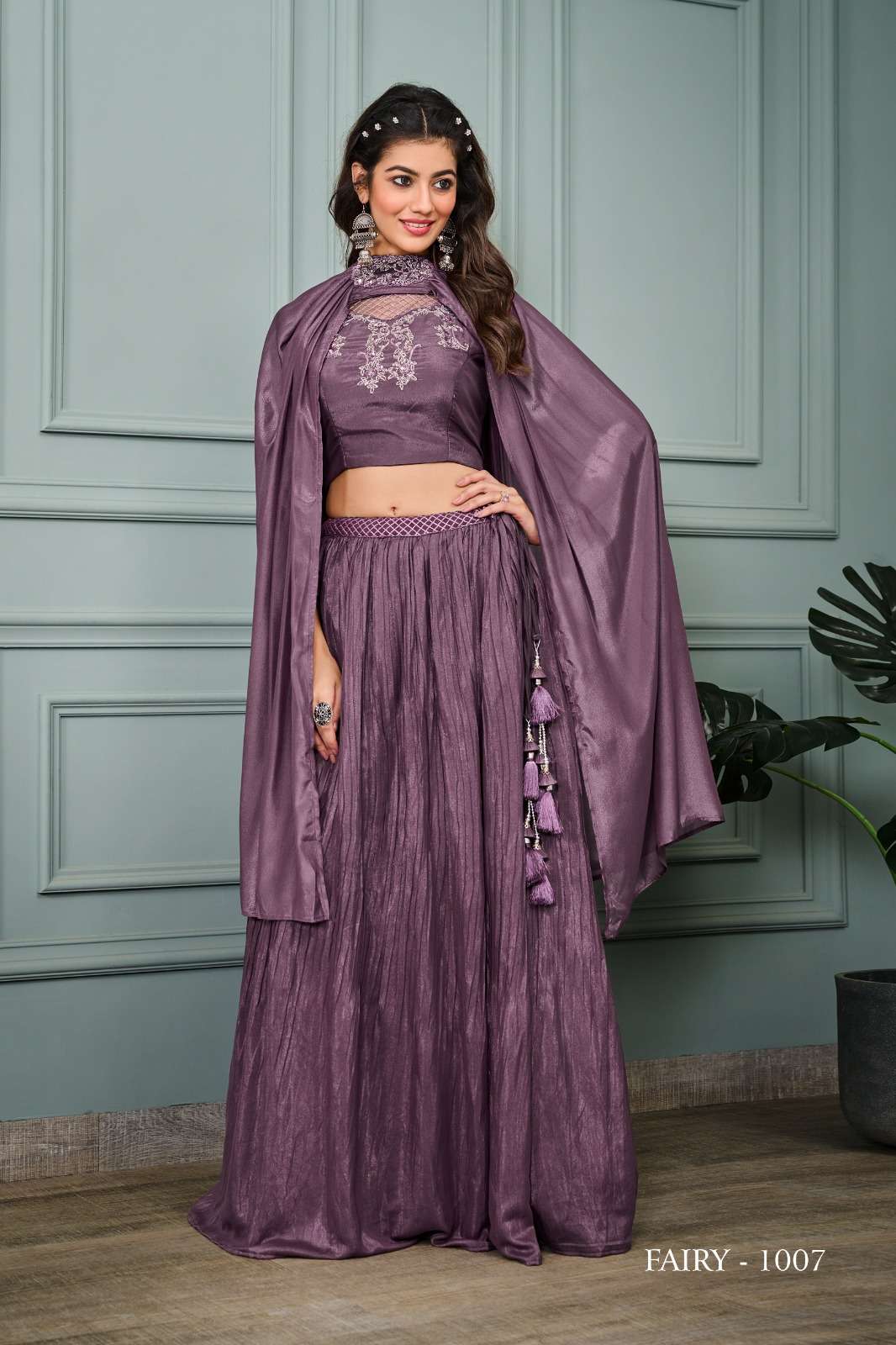 Jivora Fairy Exclusive Fancy Crop Top Lehenga Choli Wholesale catalog
