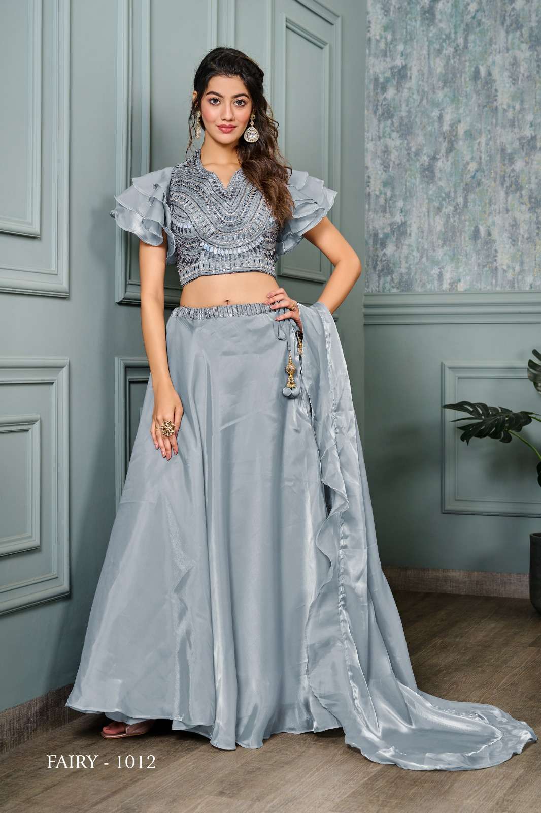 Jivora Fairy Exclusive Fancy Crop Top Lehenga Choli Wholesale catalog