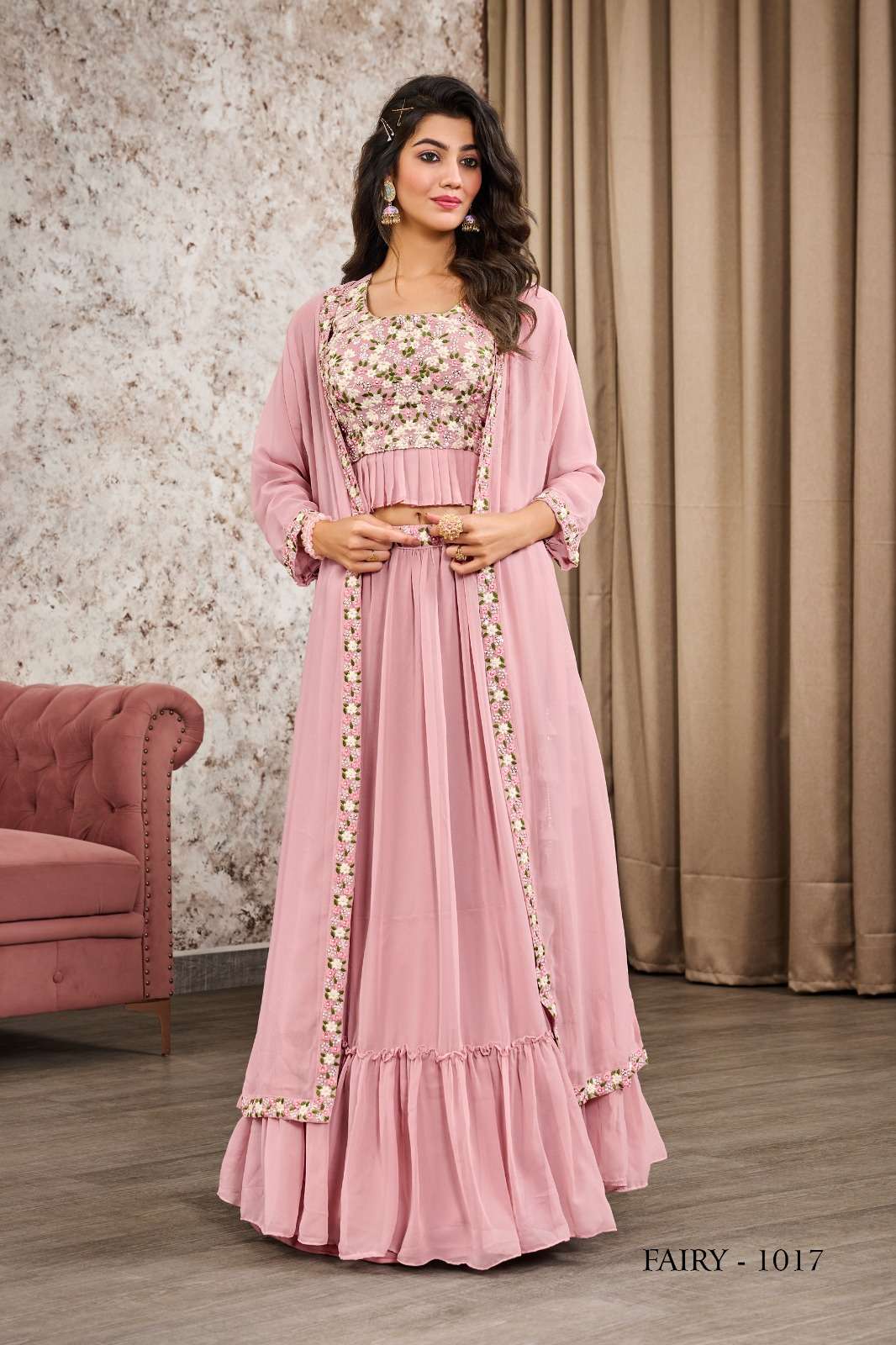 Jivora Fairy Exclusive Fancy Crop Top Lehenga Choli Wholesale catalog