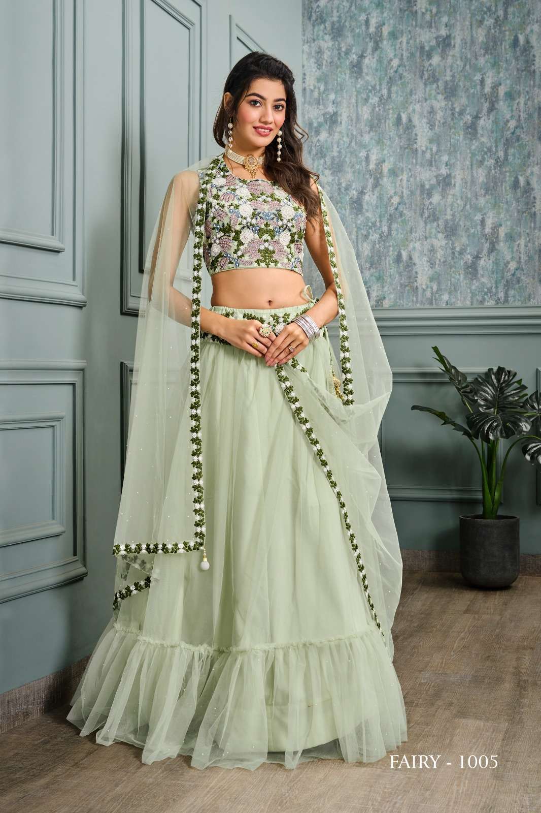 Jivora Fairy Exclusive Fancy Crop Top Lehenga Choli Wholesale catalog