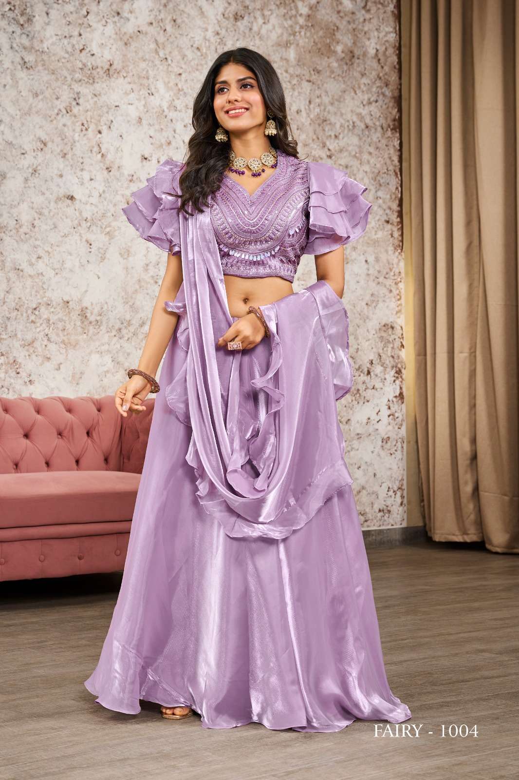 Jivora Fairy Exclusive Fancy Crop Top Lehenga Choli Wholesale catalog