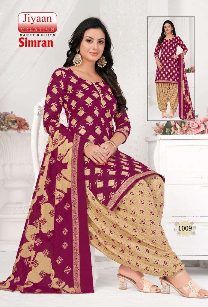 Jiyaan Simran – Dress Material - Wholesale Catalog