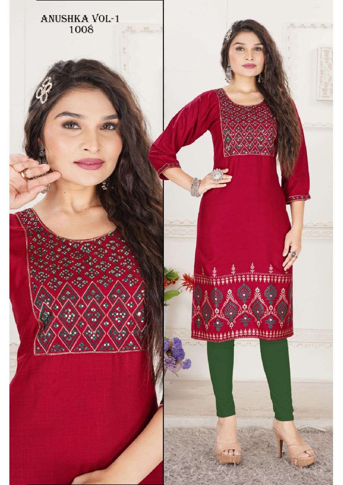 Anushka kurti hotsell