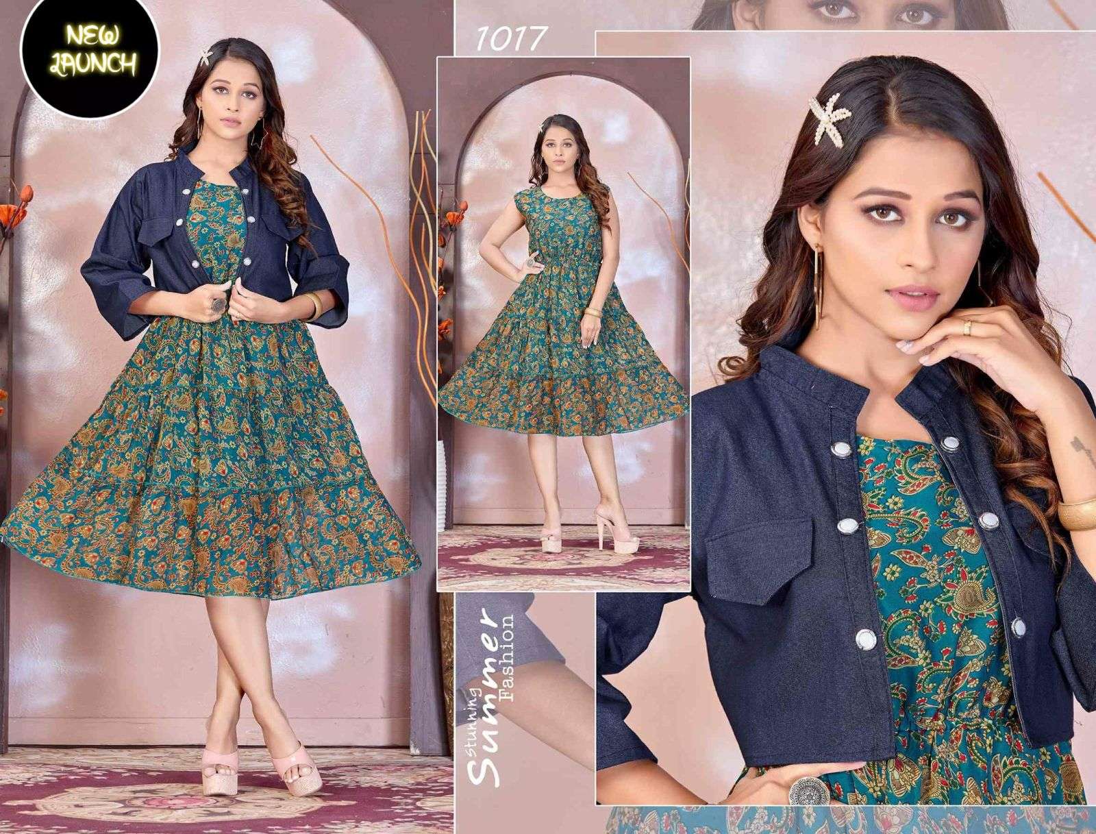 JLF CARRIE GEORGETTE Kurti Wholesale catalog