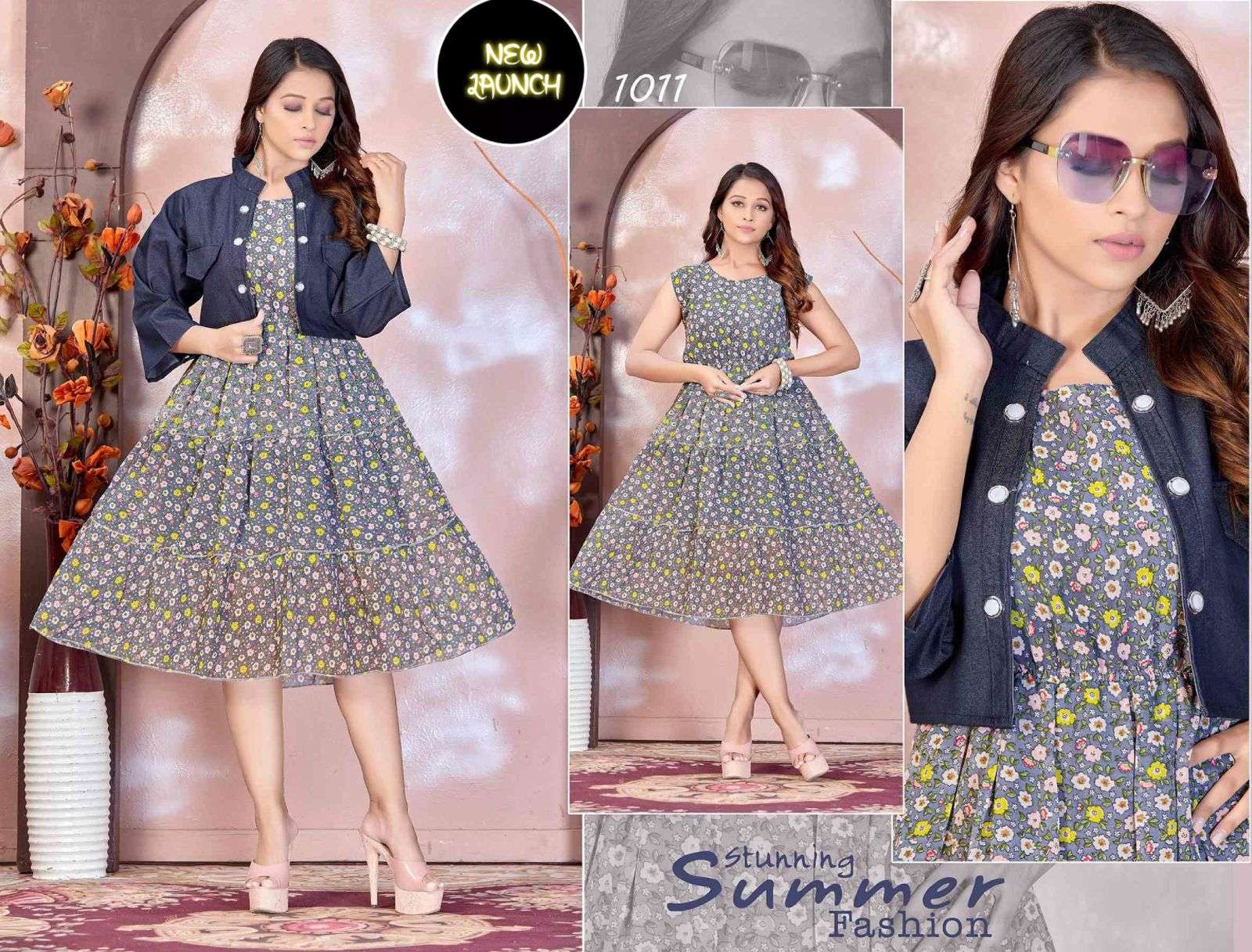 JLF CARRIE GEORGETTE Kurti Wholesale catalog