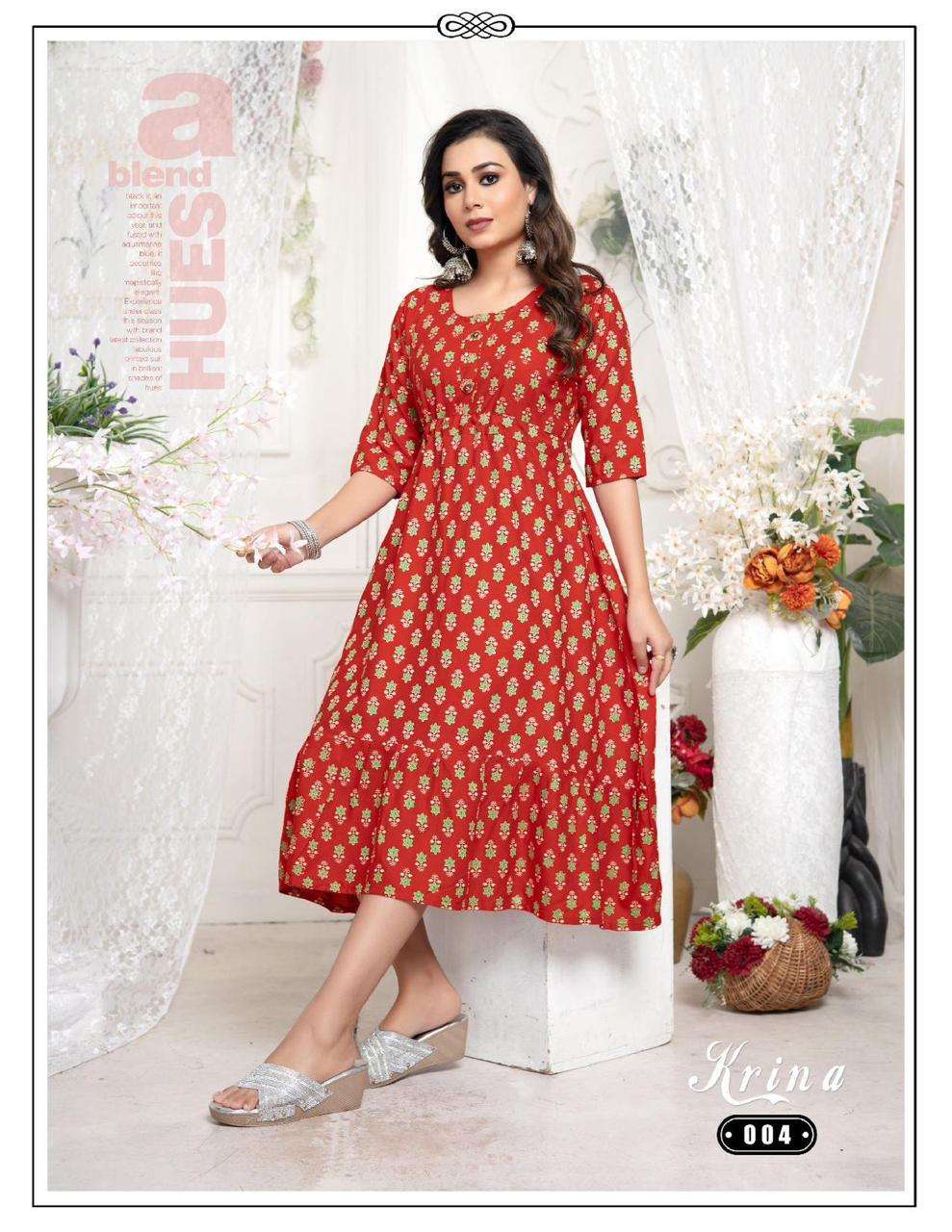 JLF KRINA VOL.1 Kurti Wholesale catalog