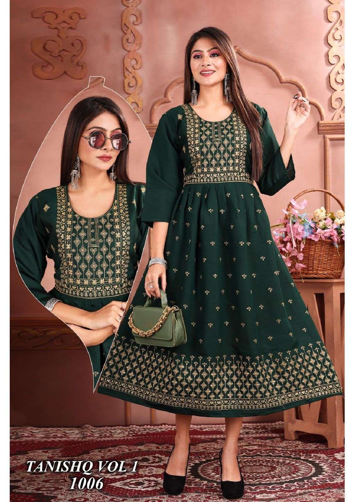 JLF TANISHQ VOL-1 Kurti Wholesale catalog