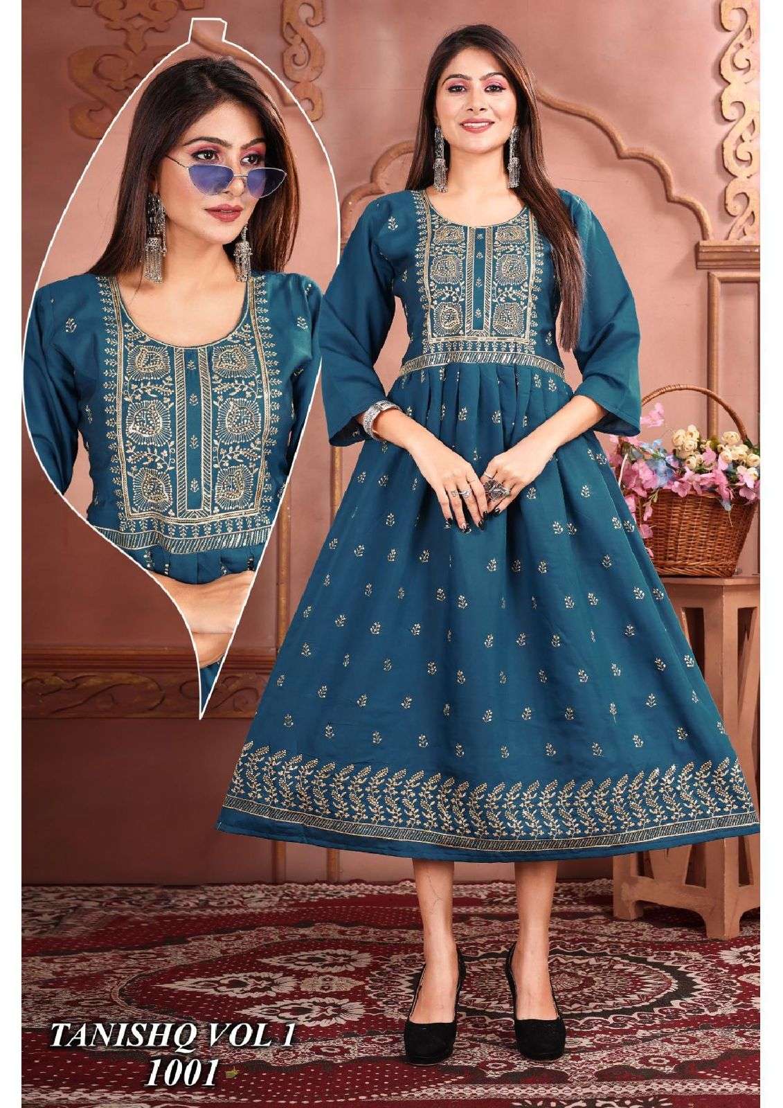 JLF TANISHQ VOL-1 Kurti Wholesale catalog