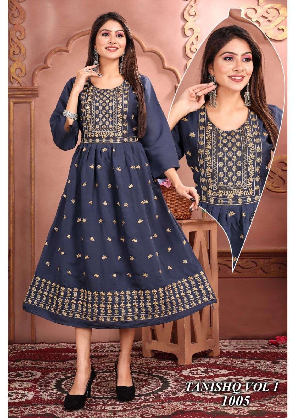 JLF TANISHQ VOL-1 Kurti Wholesale catalog