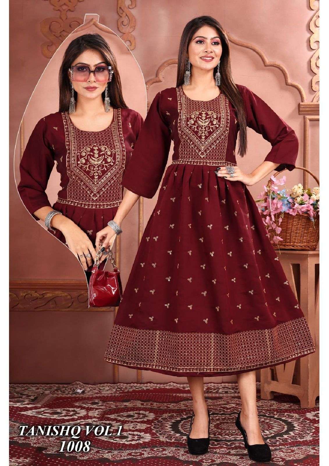 JLF TANISHQ VOL-1 Kurti Wholesale catalog