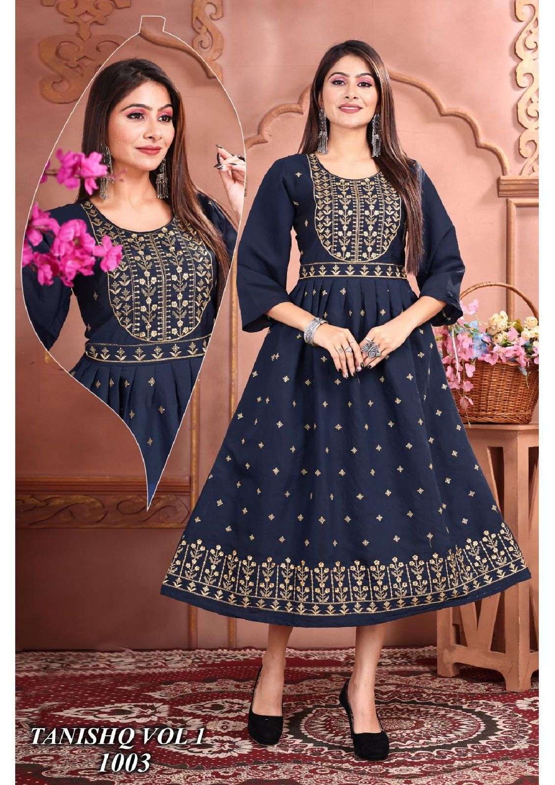 JLF TANISHQ VOL-1 Kurti Wholesale catalog