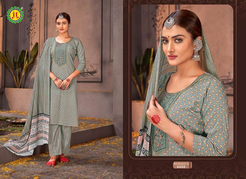 JT Armani Vol-6 -Dress Material -Wholesale Catalog