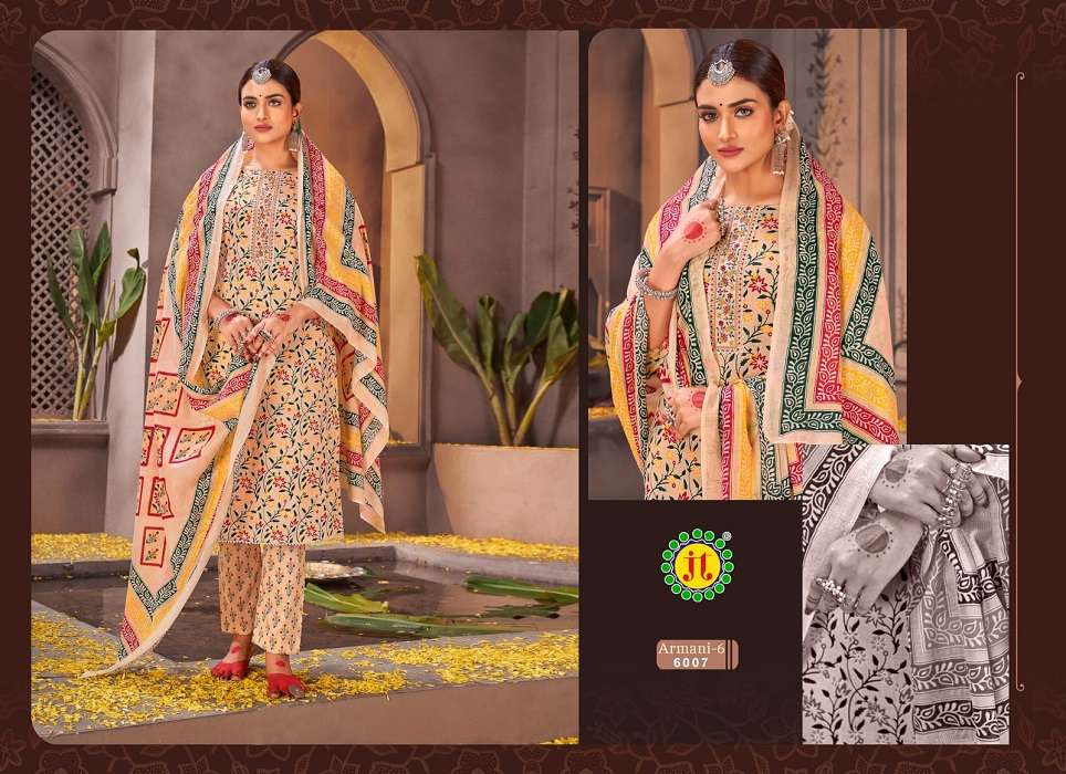 JT Armani Vol-6 -Dress Material -Wholesale Catalog