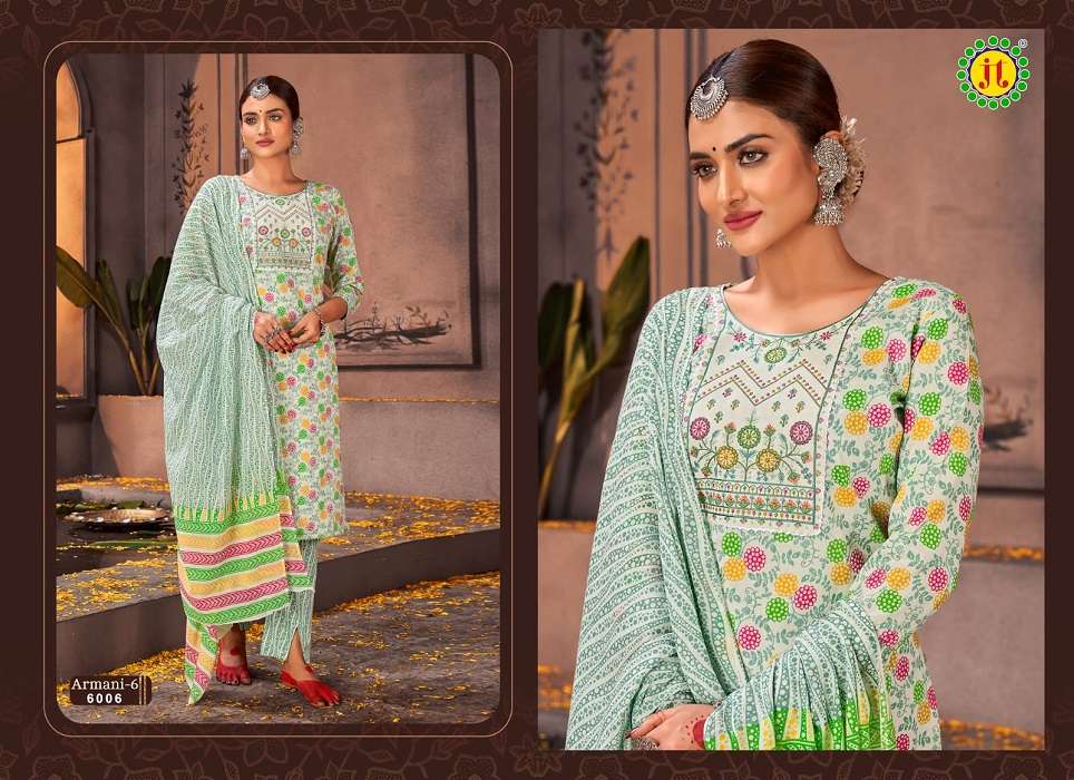 JT Armani Vol-6 -Dress Material -Wholesale Catalog