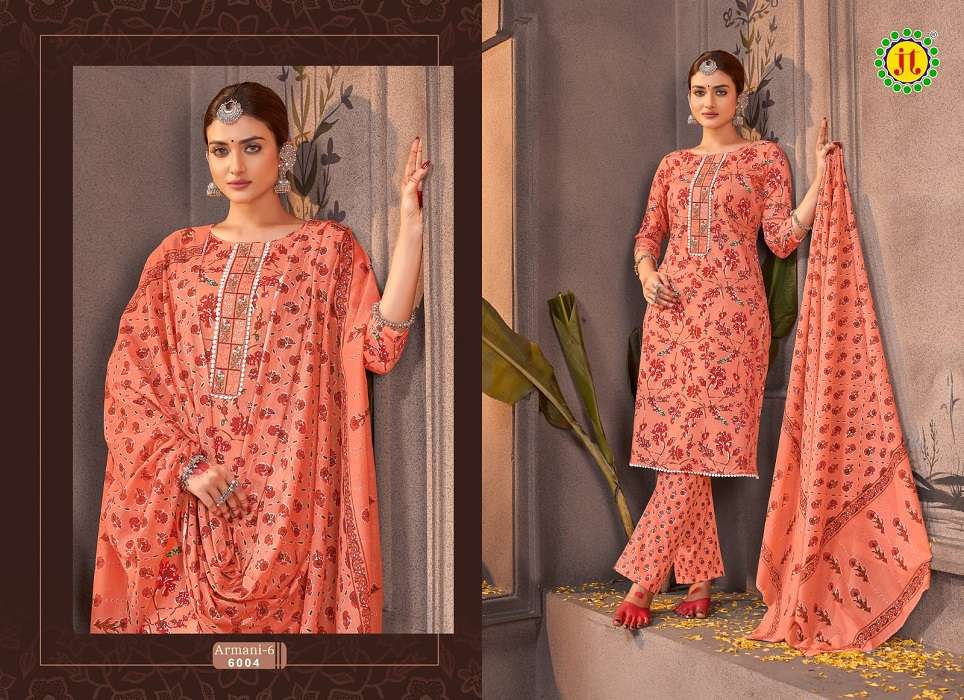 JT Armani Vol-6 -Dress Material -Wholesale Catalog