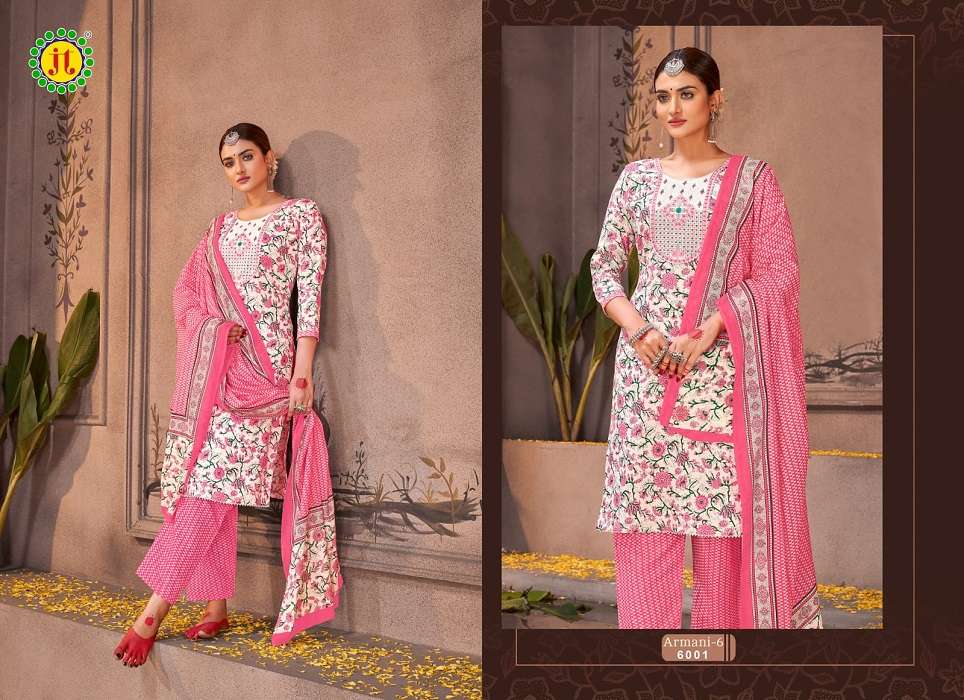 JT Armani Vol-6 -Dress Material -Wholesale Catalog