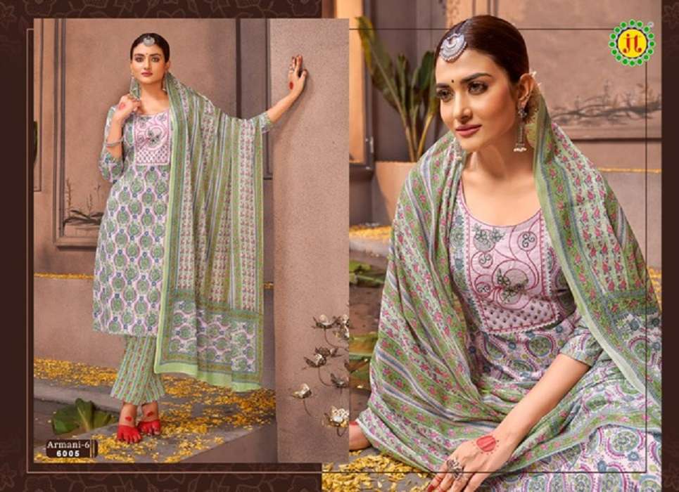 JT Armani Vol-6 -Dress Material -Wholesale Catalog