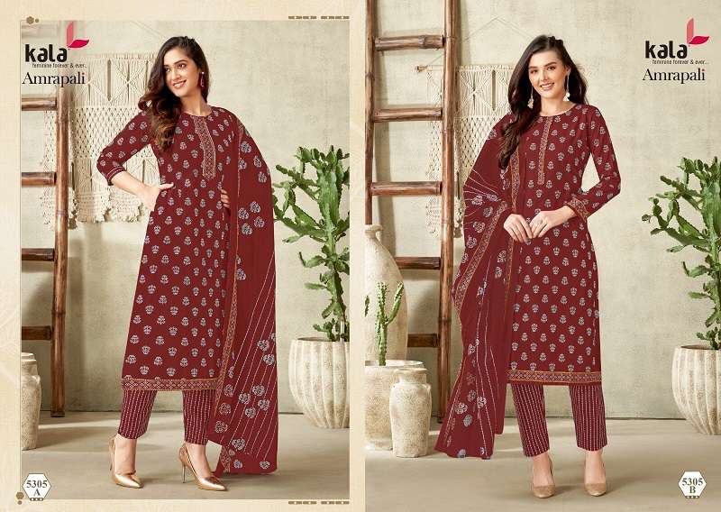 Kala Amarpali -Kurti Pant With Dupatta -Wholesale Catalog