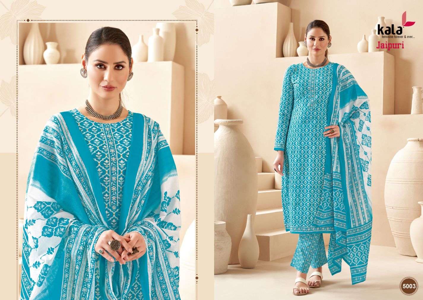 Kala Jaipuri Vol 3 Premium Cotton Kurti Wholesale catalog