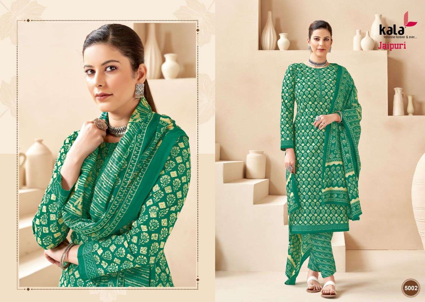 Kala Jaipuri Vol 3 Premium Cotton Kurti Wholesale catalog