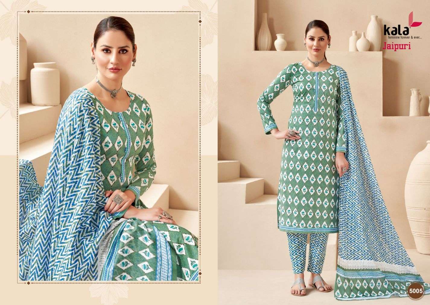 Kala Jaipuri Vol 3 Premium Cotton Kurti Wholesale catalog